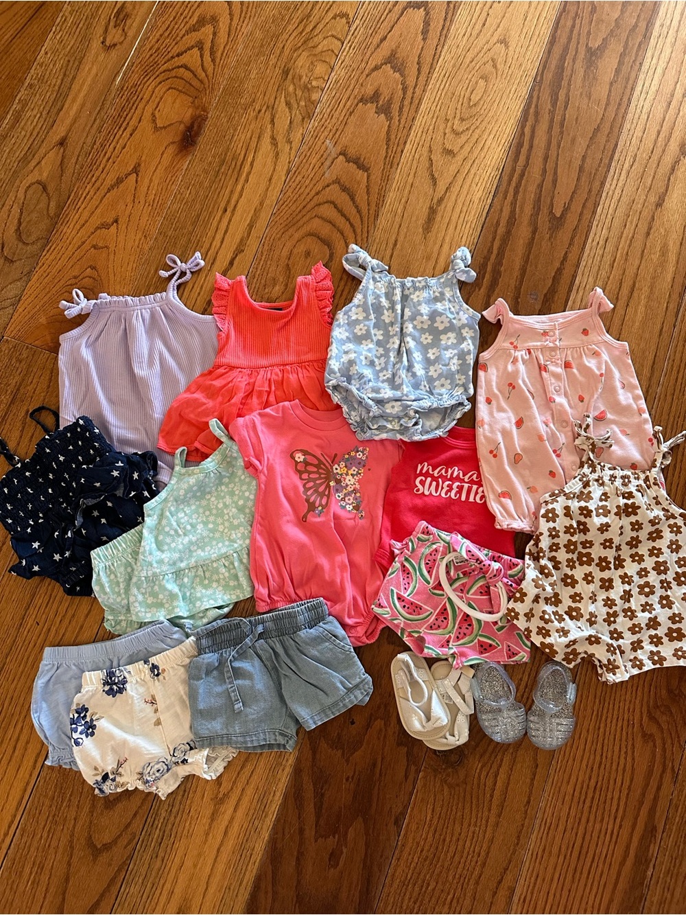 Baby Girls Summer Clothing Bundle